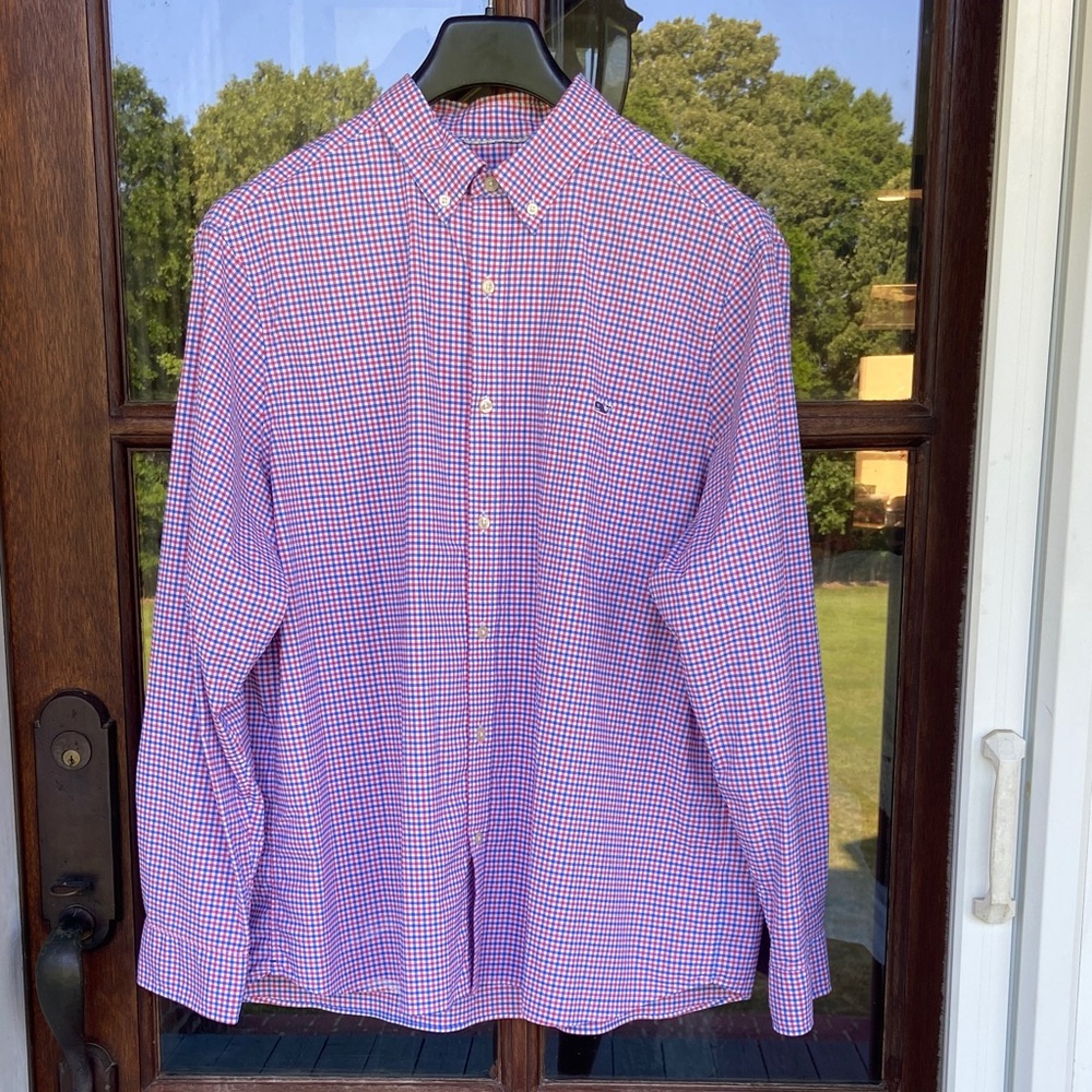 Vineyard Vines On The Go Performance Button Down Shirt. Size XL